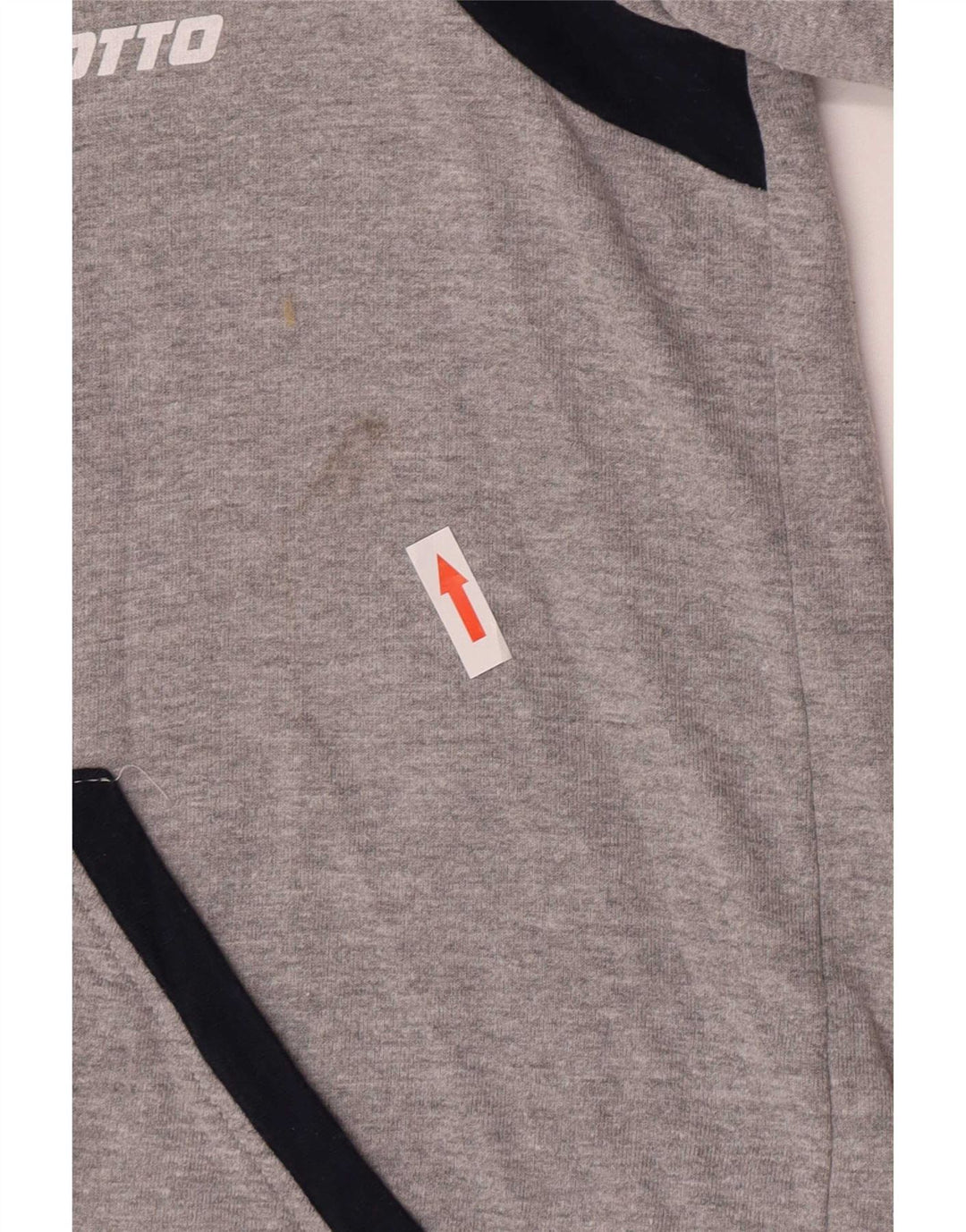 Ανδρική αθλητική φόρμα Lotto Top Jacket Small Grey Colourblock Βαμβακερό