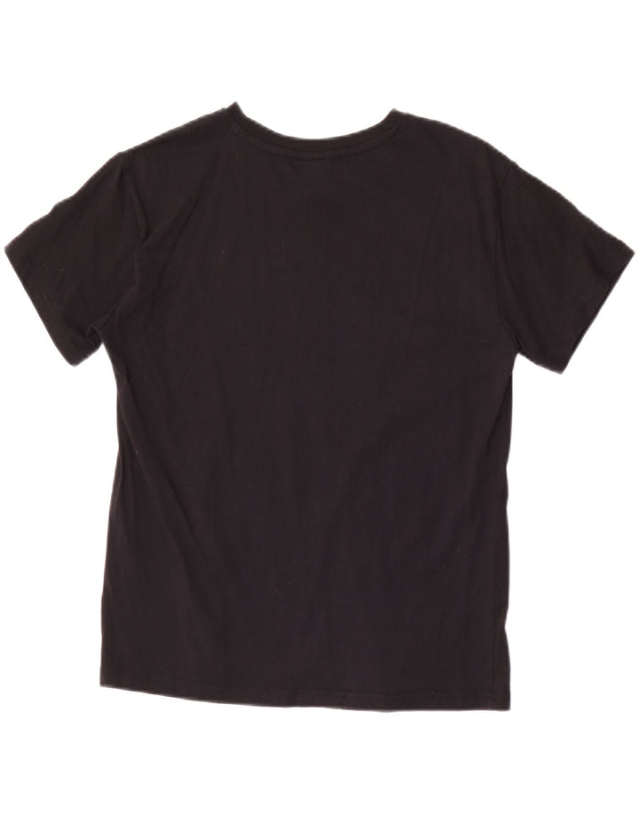 Champion Γυναικείο T-Shirt Top UK 12 Medium Black