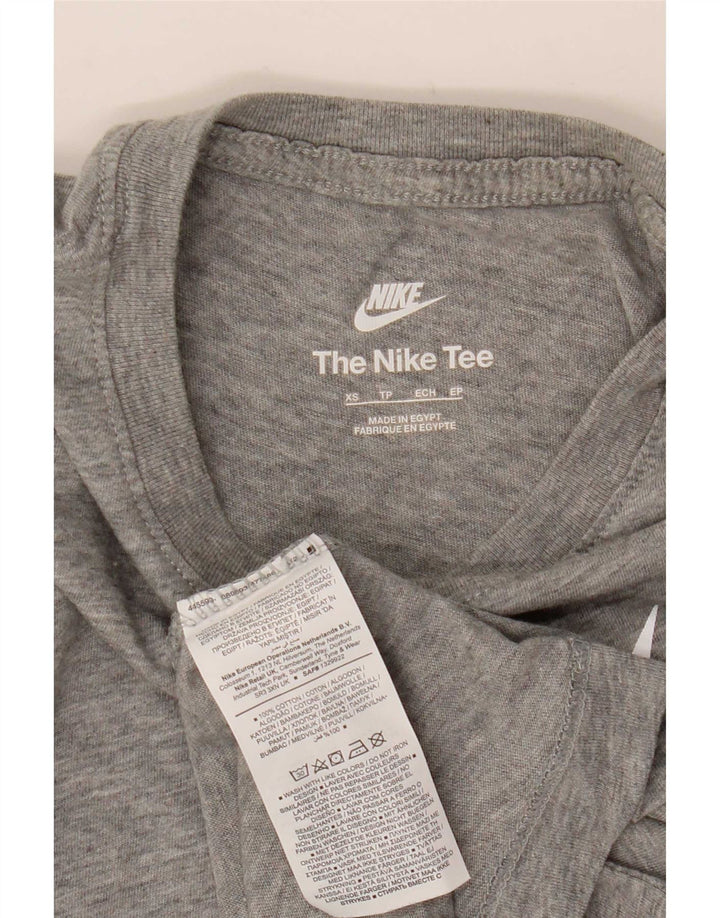 Ανδρικό γραφικό T-Shirt Nike XS Γκρι βαμβακερό