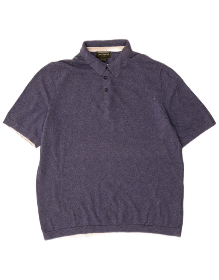 EDDIE BAUER Ανδρικό πουκάμισο πόλο μεσαίο βαμβακερό