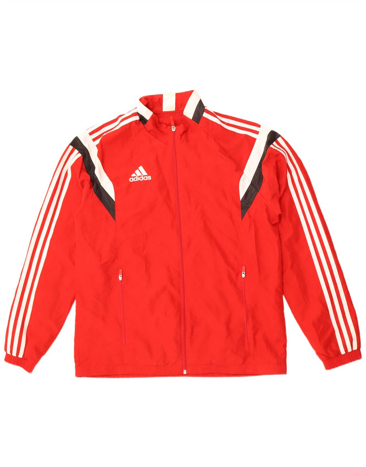 Ανδρική αθλητική φόρμα Adidas Top Jacket Μεσαίο Κόκκινο Colourblock Πολυεστέρας