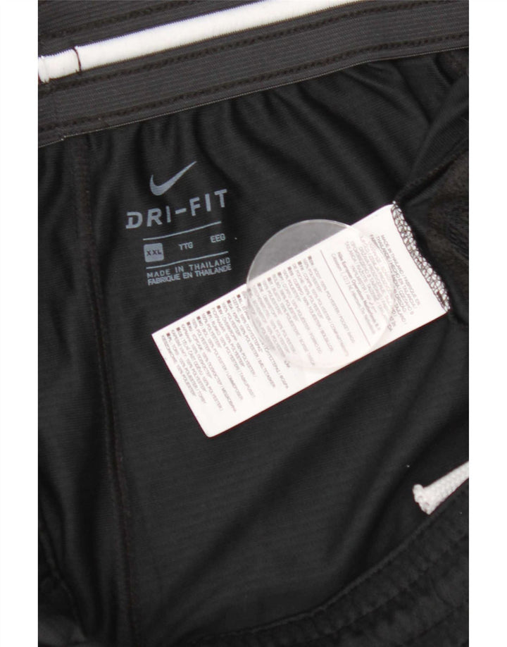 Γραφικό αθλητικό σορτς Nike ανδρικό Dri Fit 2XL μαύρο πολυεστέρα