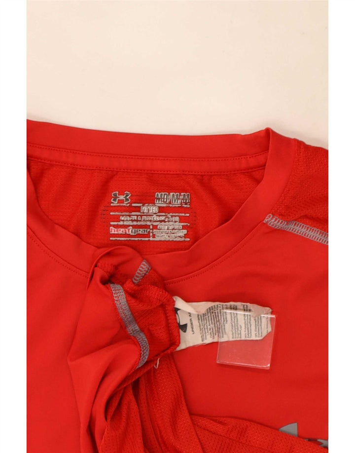 Ανδρικό μπλουζάκι Under Armour Heat Gear Top Μεσαίο Κόκκινο Πολυεστέρας
