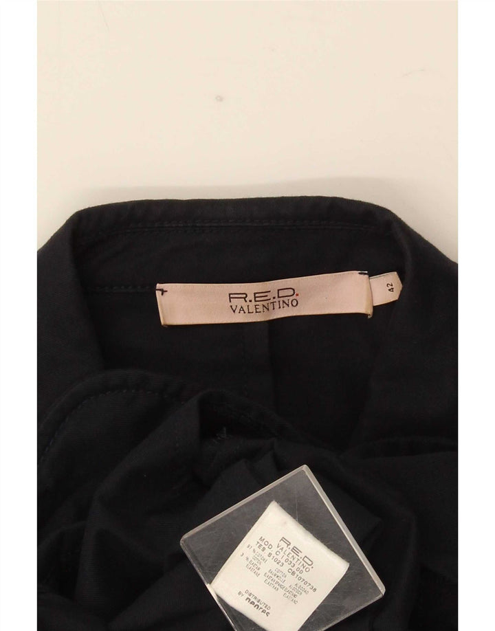 Κόκκινο Valentino Γυναικείο Μπουφάν Blazer 3 Κουμπιών IT 42 Medium Navy Blue Βαμβακερό