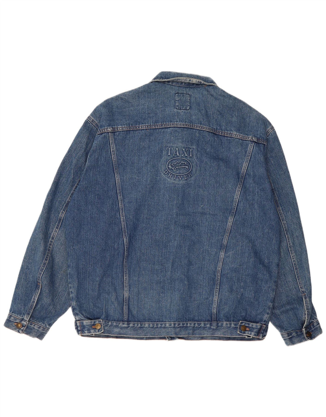 VINTAGE Ανδρικό Τζιν Μπουφάν UK 42 XL Μπλε Βαμβακερό