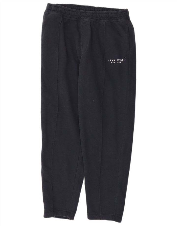 Ανδρική αθλητική φόρμα Jack Wills Παντελόνι μεγάλο Navy Blue από βαμβάκι