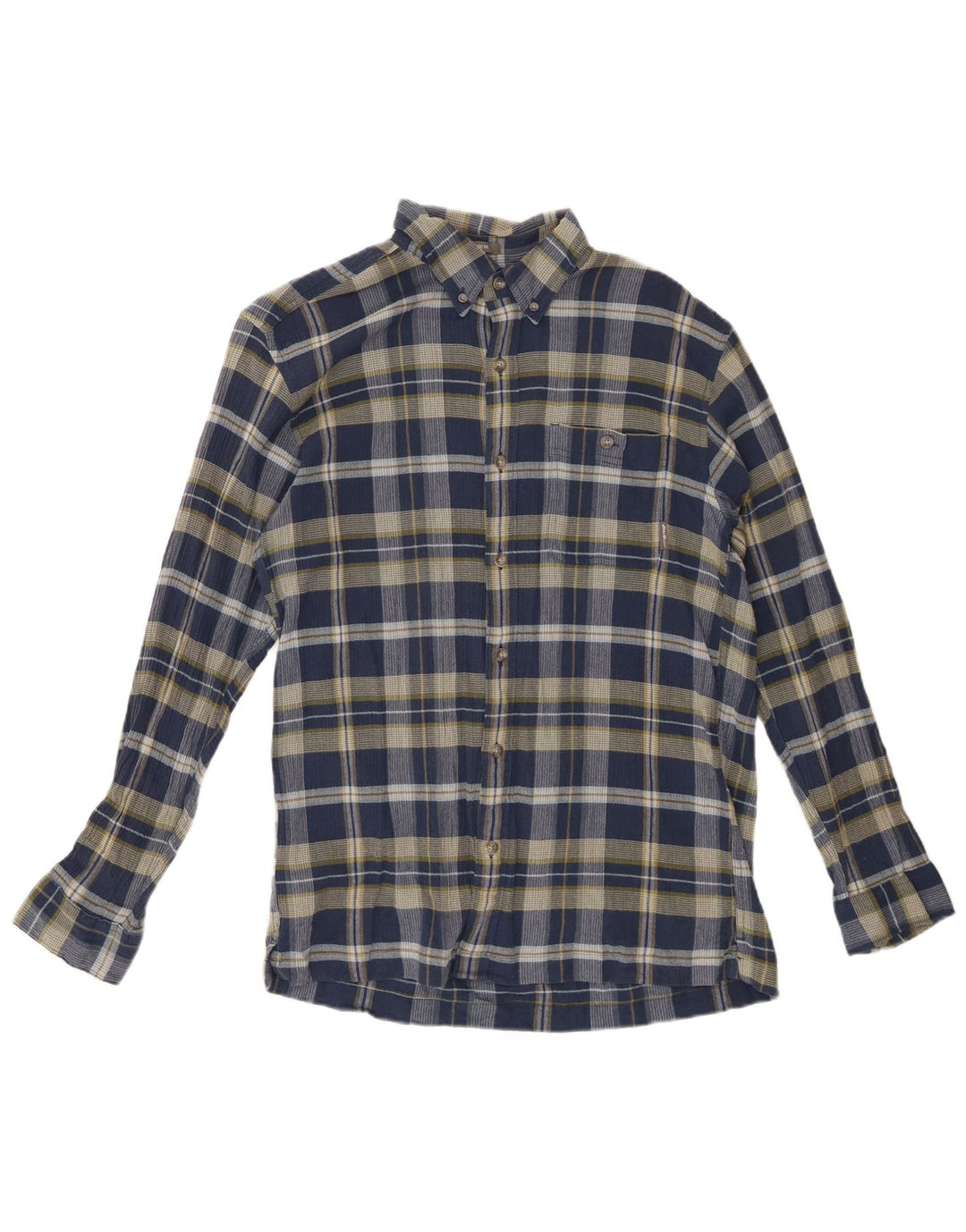 EDDIE BAUER Ανδρικό φανελένιο πουκάμισο σε κλασική εφαρμογή, μεσαίο μπλε ναυτικό, βαμβακερό