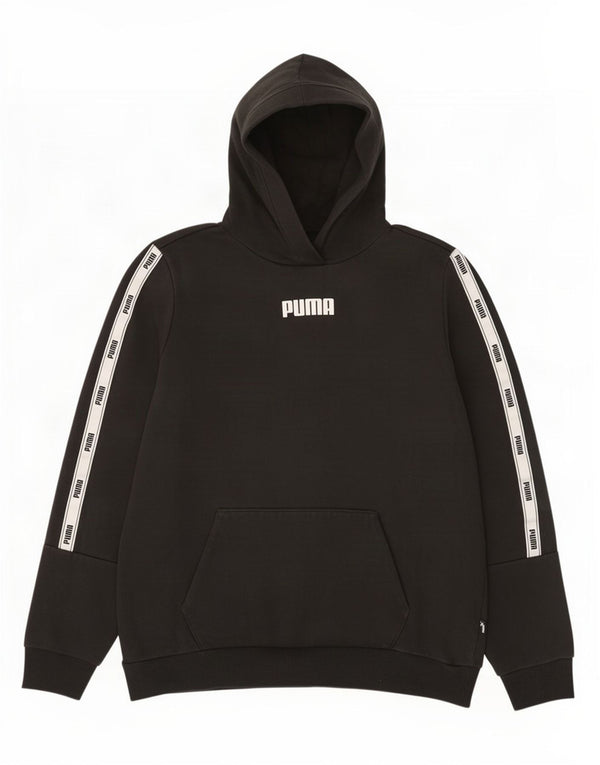 Γυναικείο γραφικό φούτερ με κουκούλα Puma UK 16 Large Black Colourblock Βαμβακερό