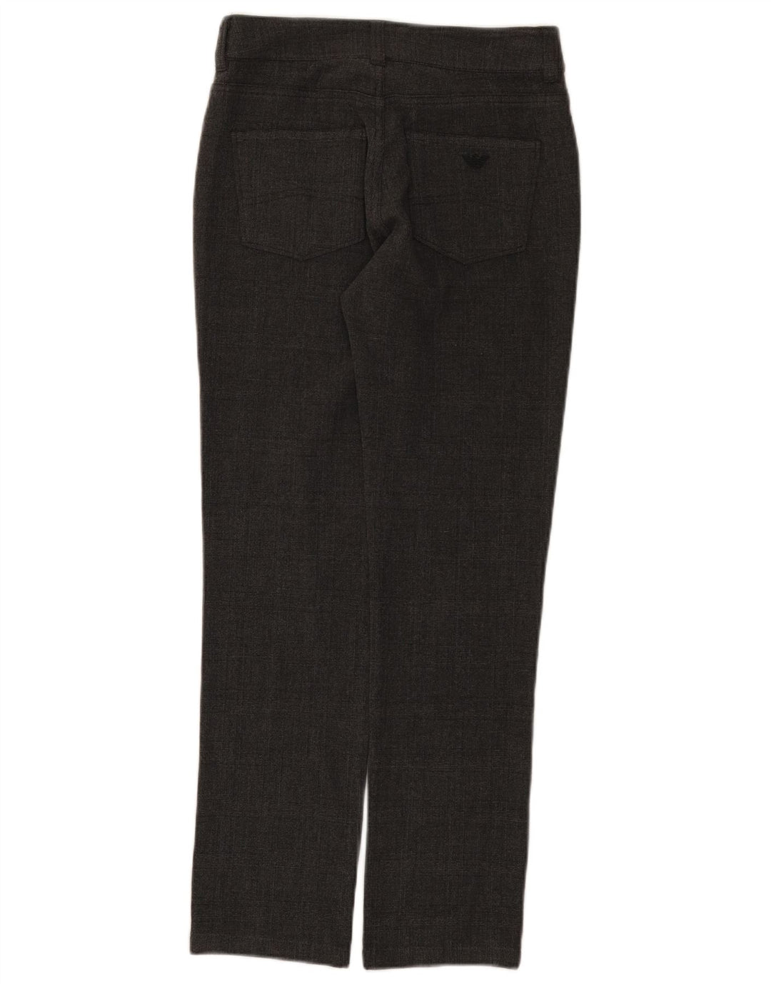 Armani Γυναικείο Slim Casual Παντελόνι W26 L28 Grey Check Polyester
