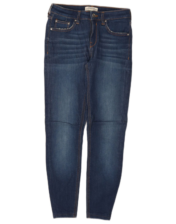 Zara Γυναικείο Skinny Jeans EU 34 2XS W24 L25 Μπλε βαμβακερό