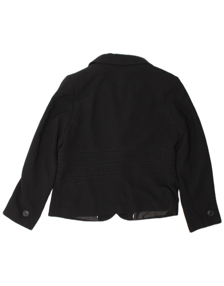 Marks & Spencer Γυναικείο μπουφάν blazer UK 16 μεγάλου μαύρου πολυεστέρα