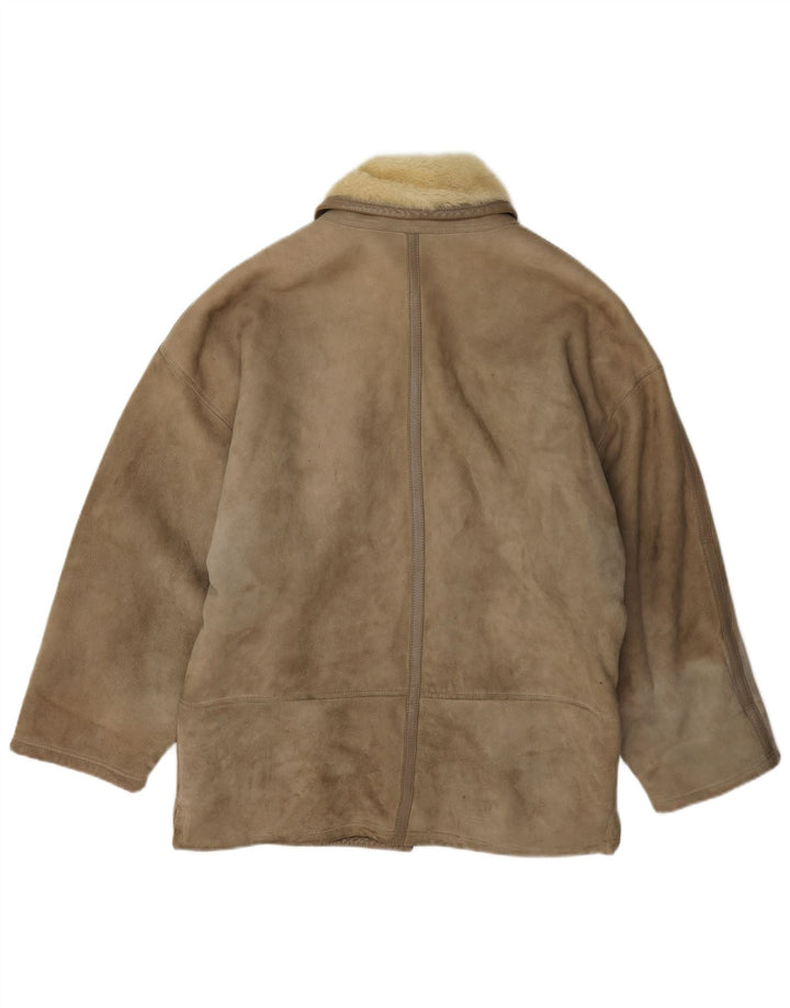 Γυναικείο Shearling Jacket Genny US 6 Medium Grey Leather