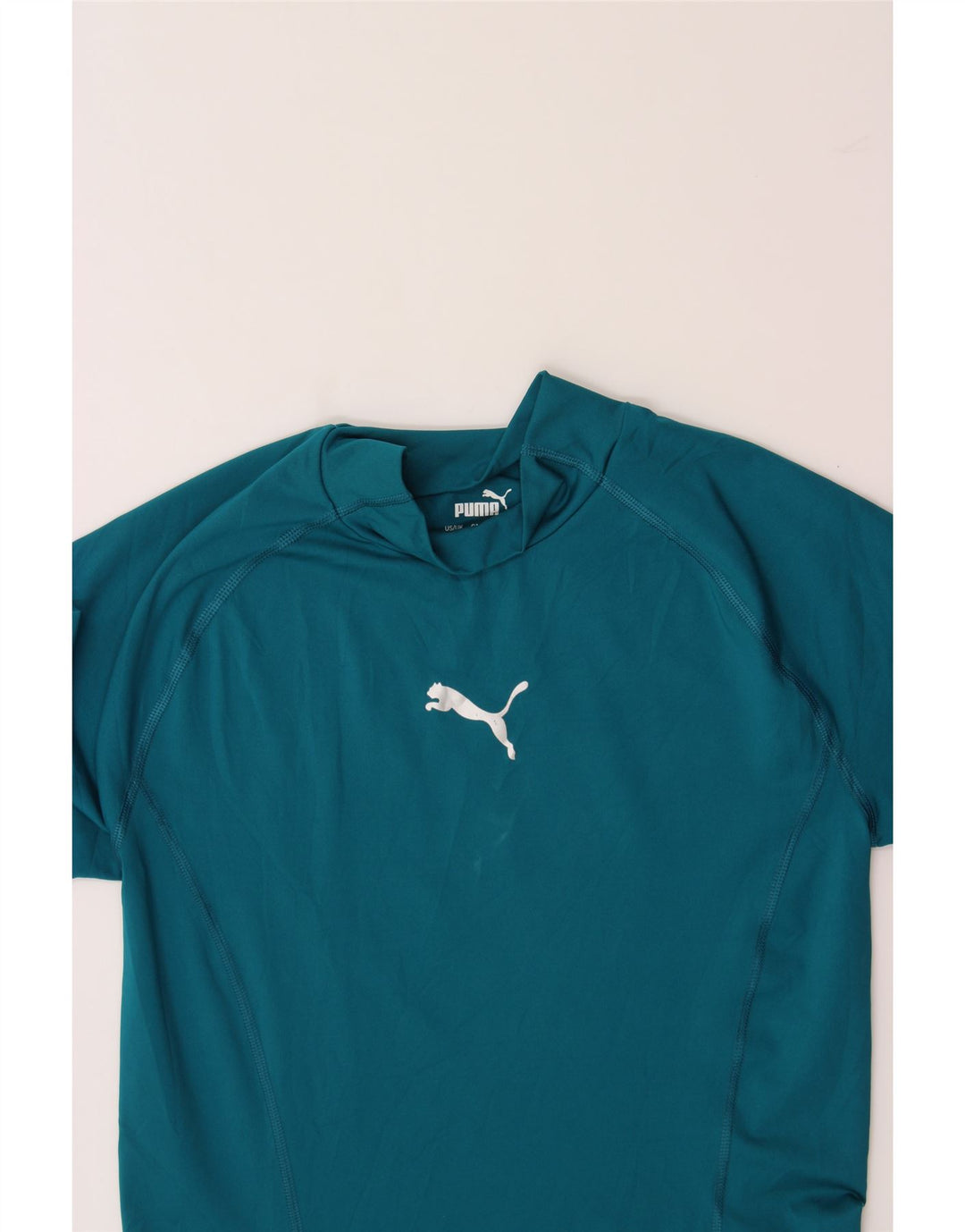 PUMA Womens Top Long Sleeve UK 14 Large Blue Polyester Vintage Puma and Second-Hand Puma from Messina Hembry 
