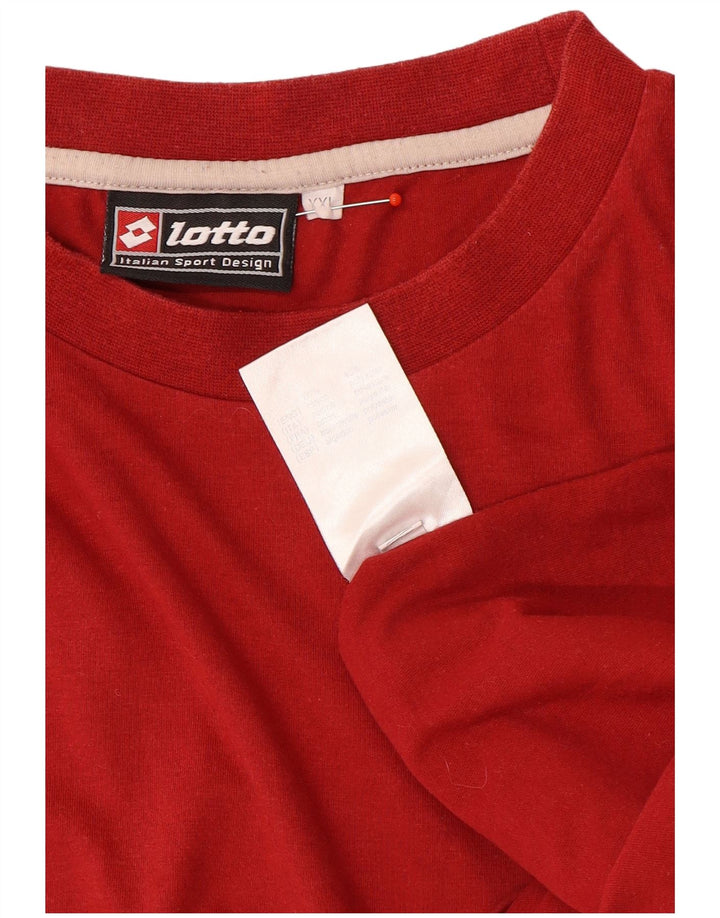 Ανδρικό γιλέκο Lotto Top 2XL Κόκκινο βαμβακερό