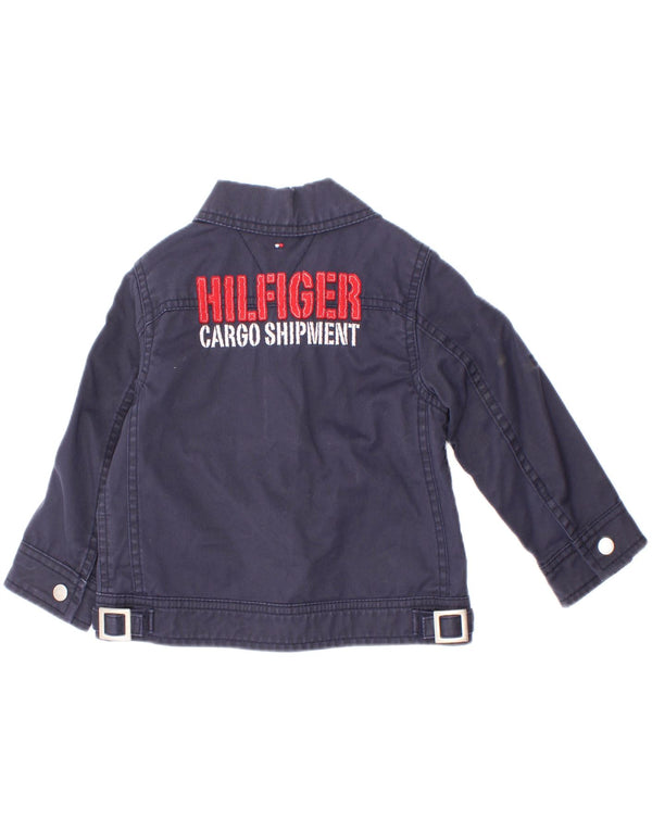 Tommy Hilfiger Baby Boys Graphic Bomber Jacket 18-24 μηνών Navy Blue