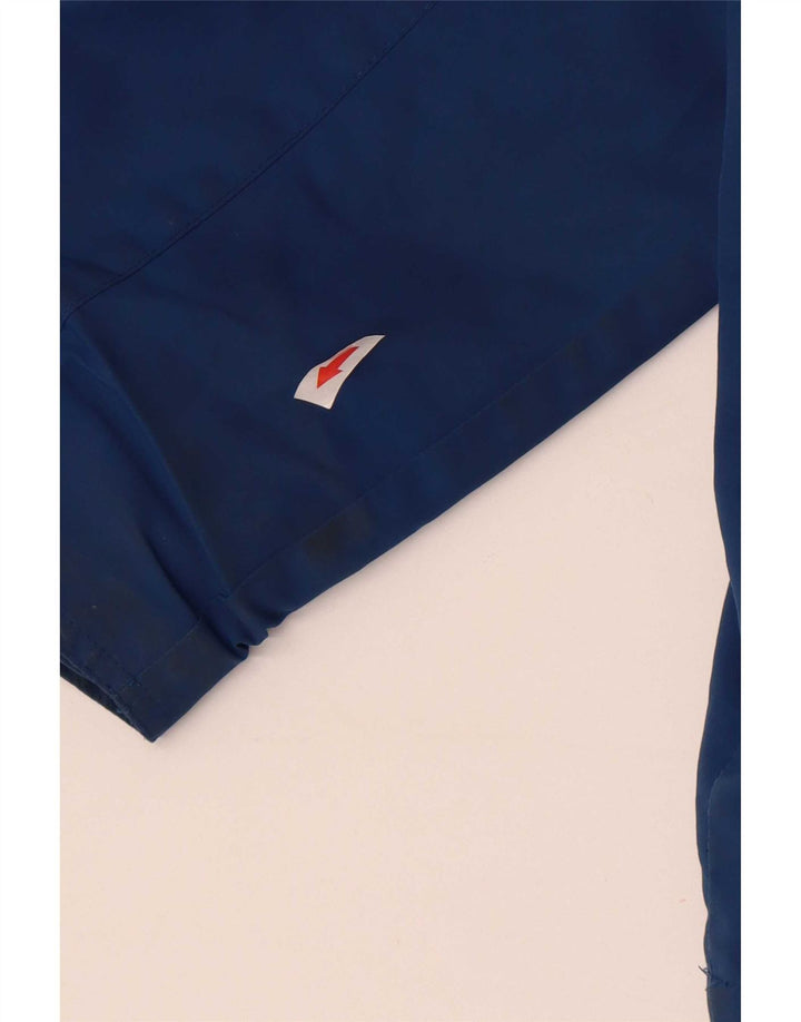 Mountain Essentials Ανδρικό μπουφάν βροχής με κουκούλα UK 46 3XL μπλε νάιλον