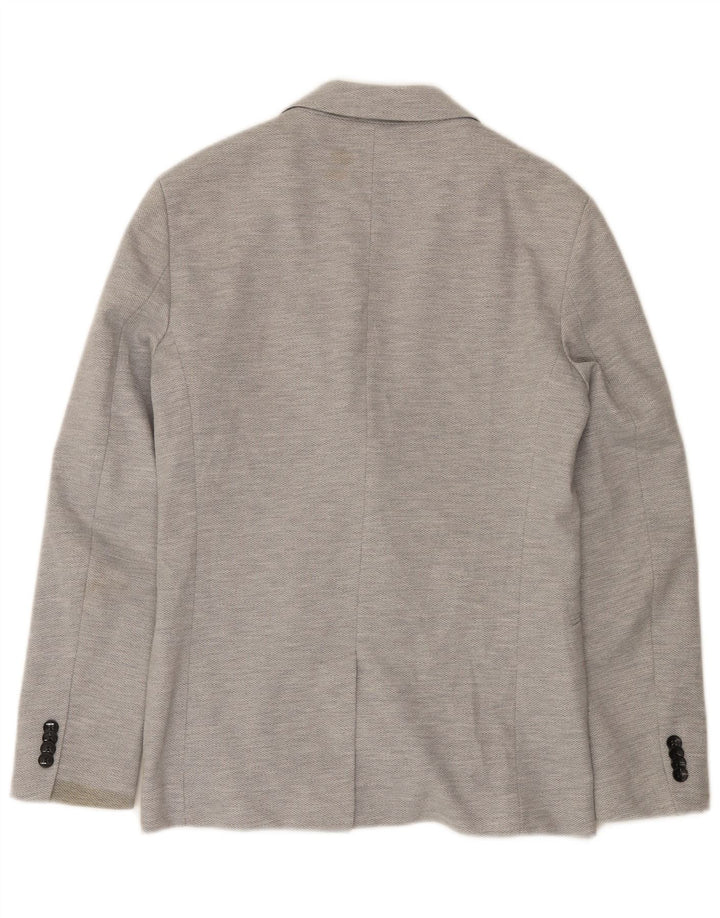 Zara Ανδρικό σακάκι με 2 κουμπιά σακάκι UK 38 Medium Grey