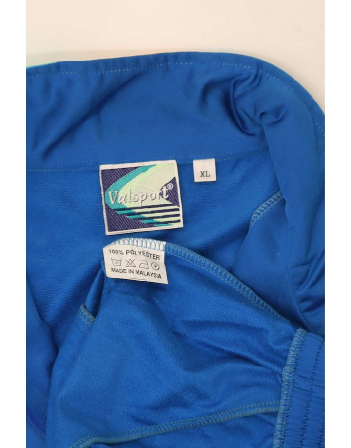 Ανδρική φόρμα Vintage γραφική φόρμα Top Jacket XL Blue Colourblock Polyester