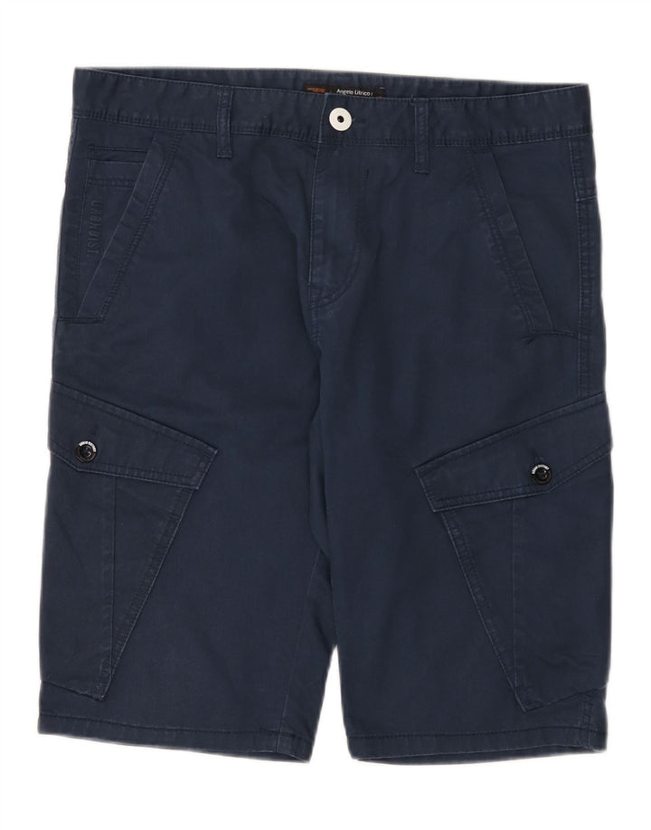 Angelo Litrico Ανδρικό σορτς Cargo W34 Μεγάλο Βαμβακερό Navy Blue