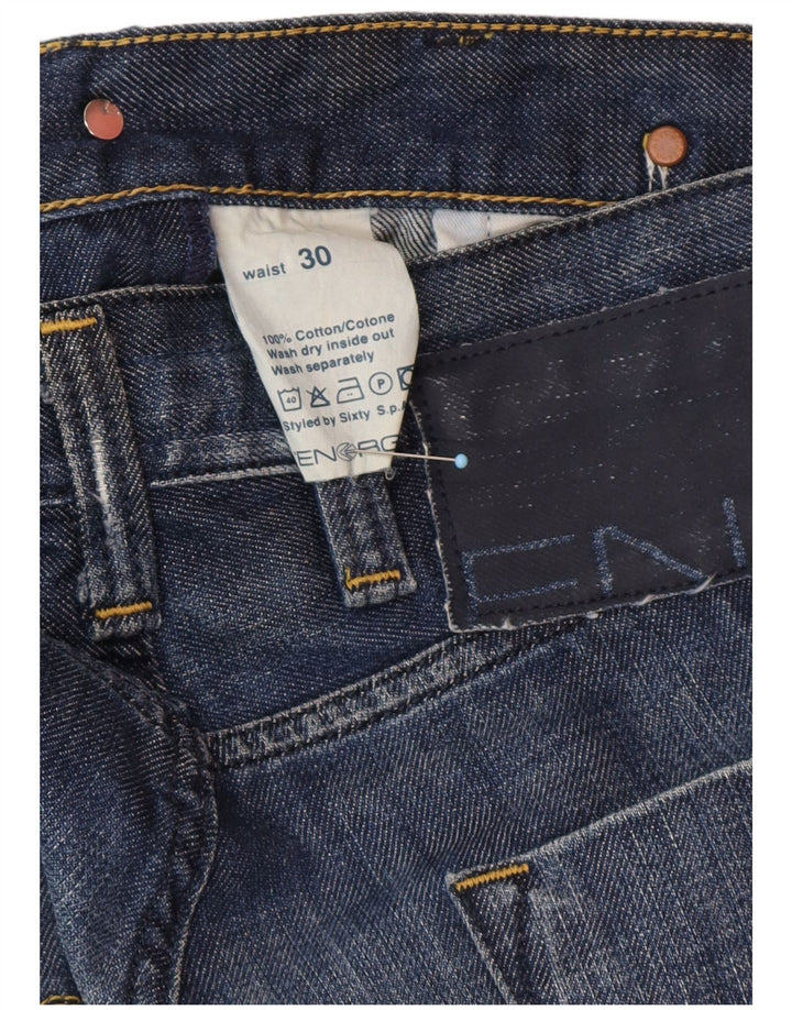 Ανδρικό τζιν μποτάκι ENERGE W30 L34 Μπλε βαμβακερό