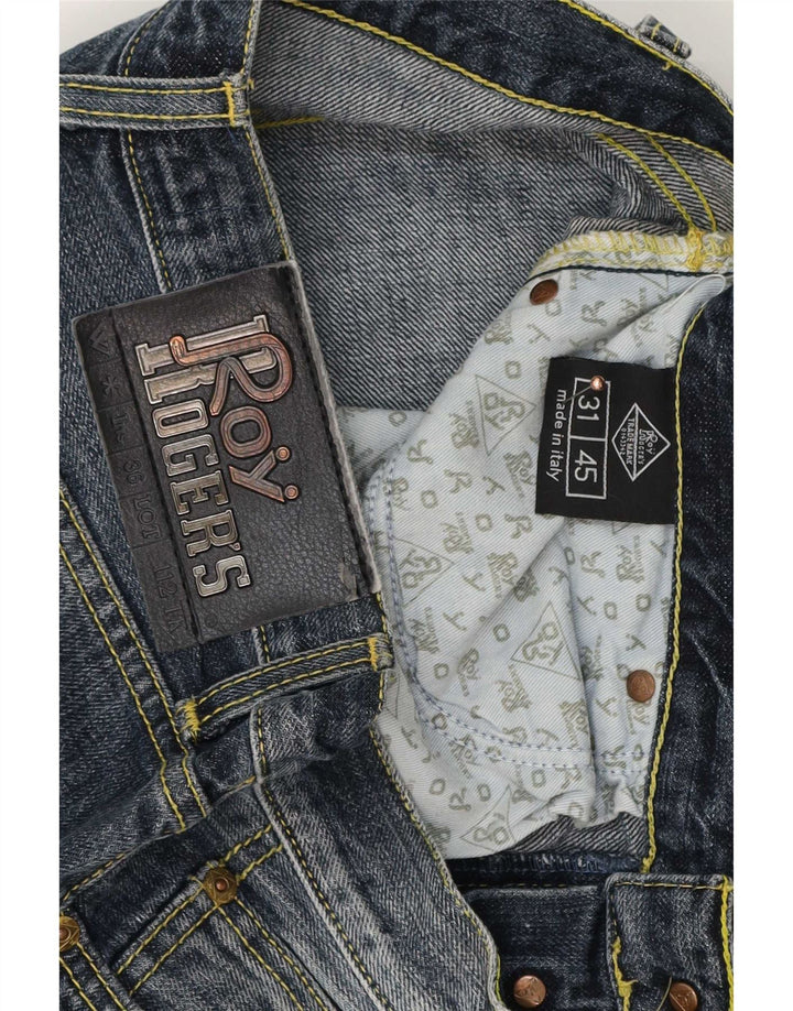 Ανδρικό τζιν ίσιο Roy Rogers W31 L29 Navy Blue Cotton