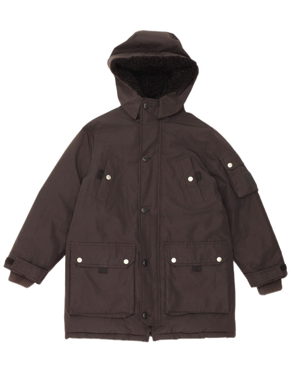 Diesel γυναικείο μπουφάν Parka με κουκούλα UK 10 Small Black Polyester