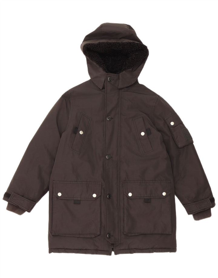 Diesel γυναικείο μπουφάν Parka με κουκούλα UK 10 Small Black Polyester