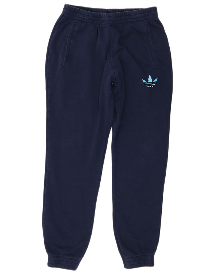 Γυναικεία αθλητική φόρμα Adidas Παντελόνι Joggers UK 12 Medium Navy Blue Cotton