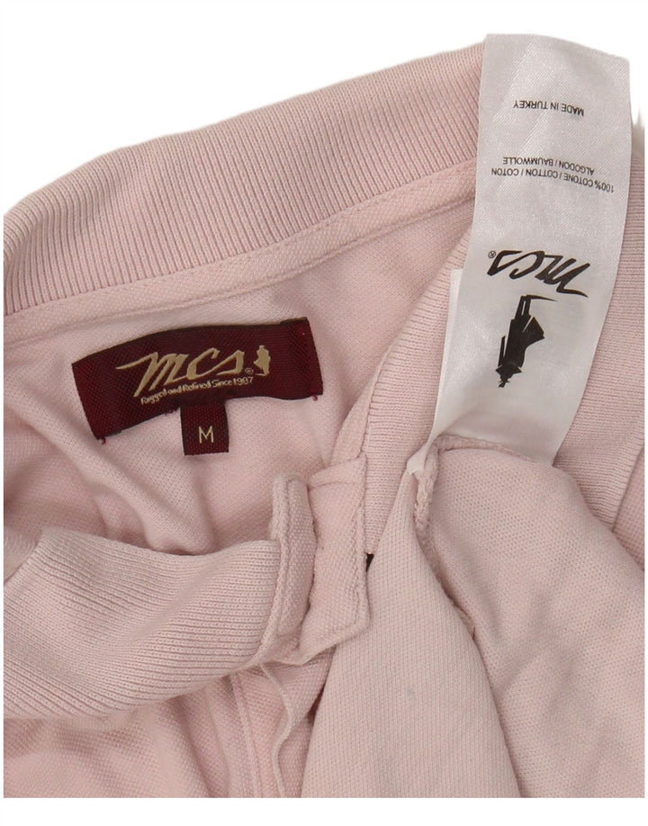 Ανδρικό πουκάμισο πόλο MARLBORO CLASSICS Μεσαίο ροζ βαμβακερό