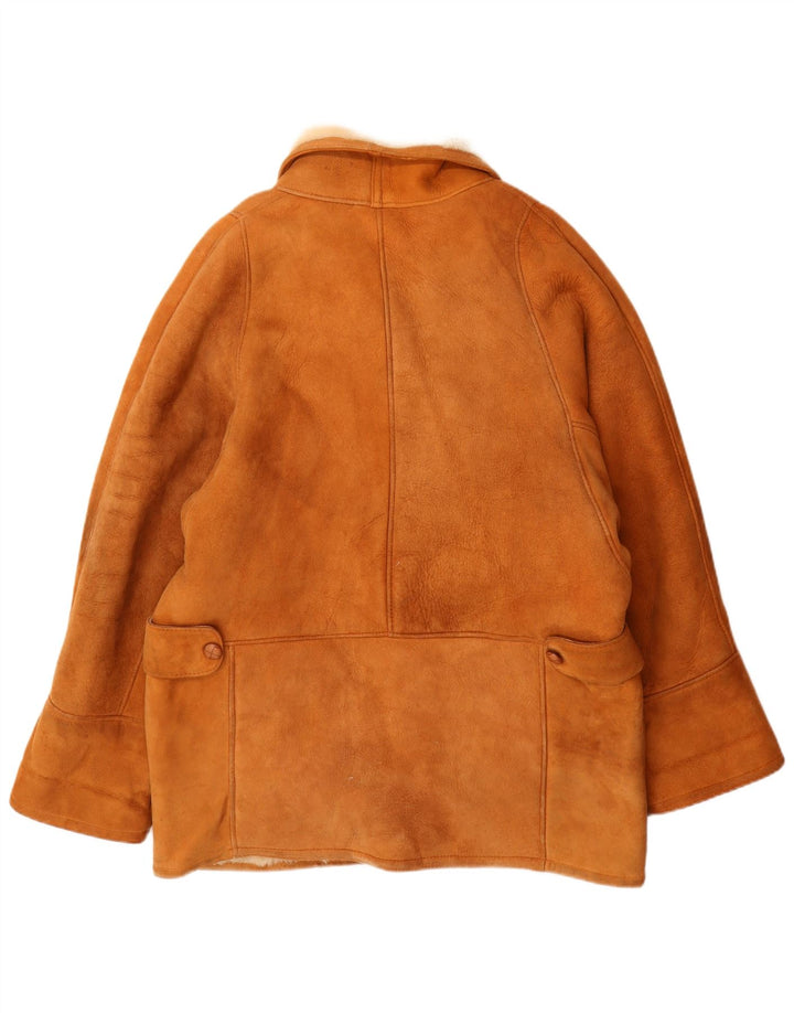Vintage Γυναικείο Πανωφόρι Shearling UK 16 Large Beige