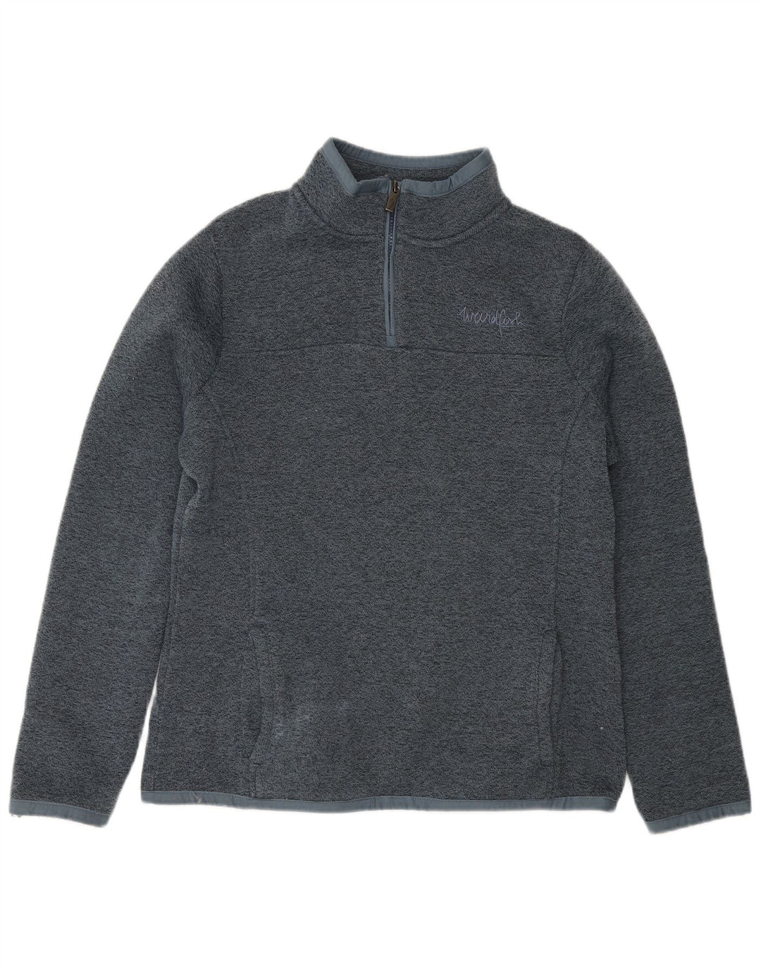 Weird Fish Γυναικεία φούτερ με φερμουάρ Jumper UK 12 Medium Grey Polyester