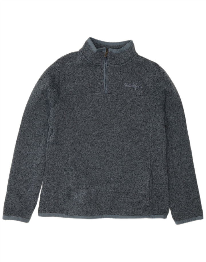 Weird Fish Γυναικεία φούτερ με φερμουάρ Jumper UK 12 Medium Grey Polyester