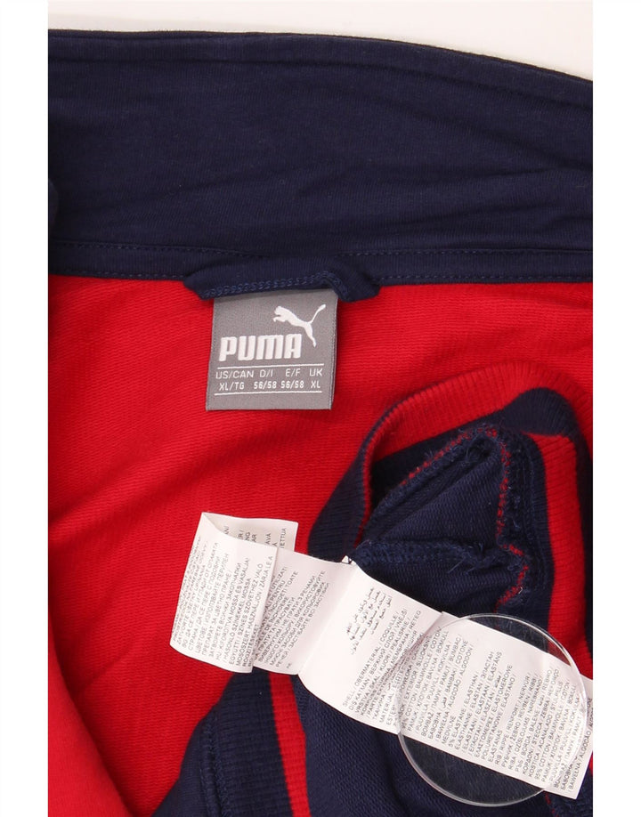 Ανδρική φόρμα Puma Top Jacket XL Navy Blue Colourblock Βαμβακερό
