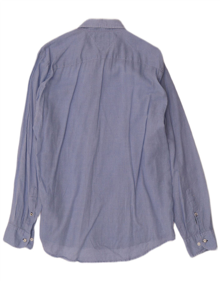 Ανδρικό πουκάμισο Tommy Hilfiger Large Blue Check Cotton