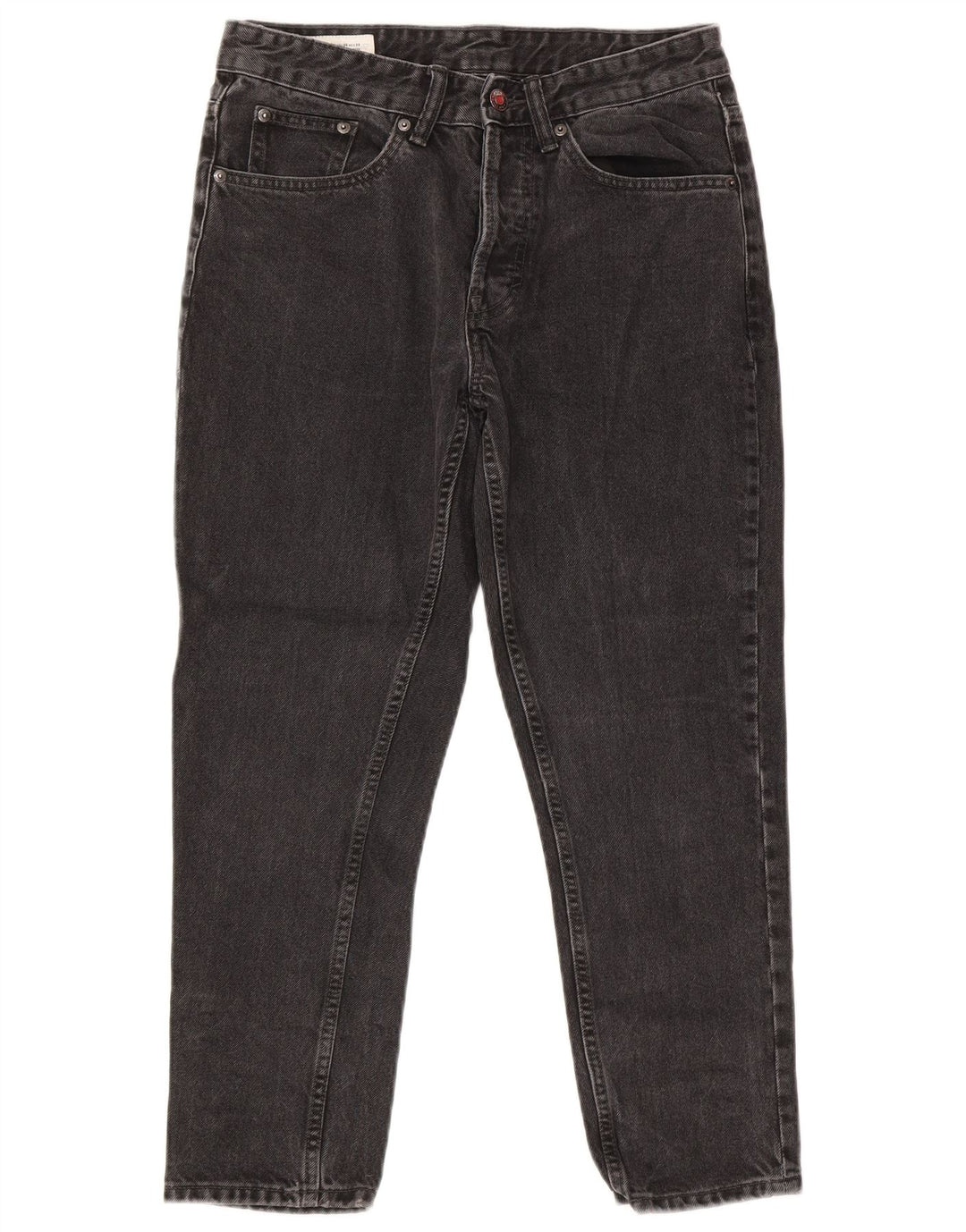 Zara Ανδρικό τζιν ίσιο EU 38 Small W30 L25 Γκρι βαμβακερό