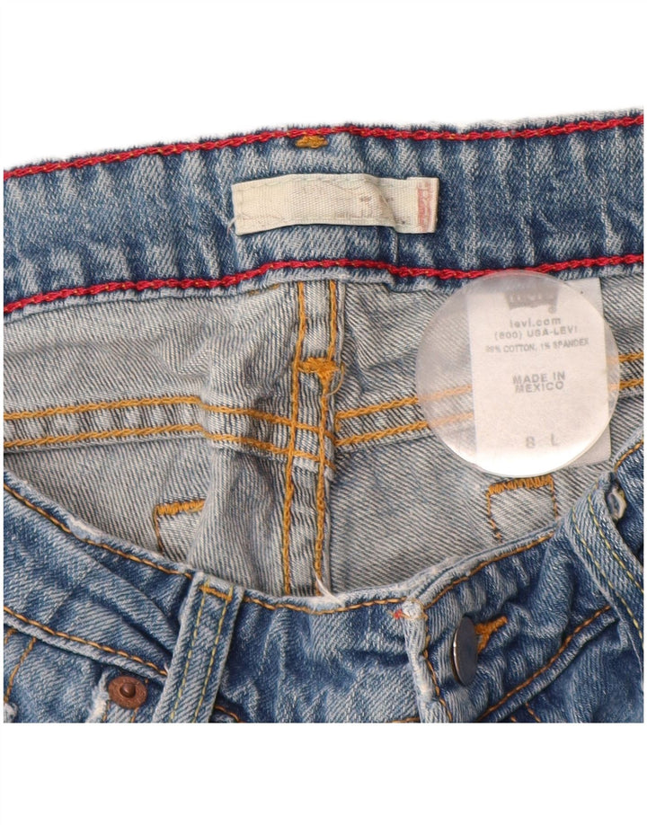 Γυναικείο τζιν μποτάκι LEVI'S US 8 Medium W30 L32 Μπλε βαμβακερό