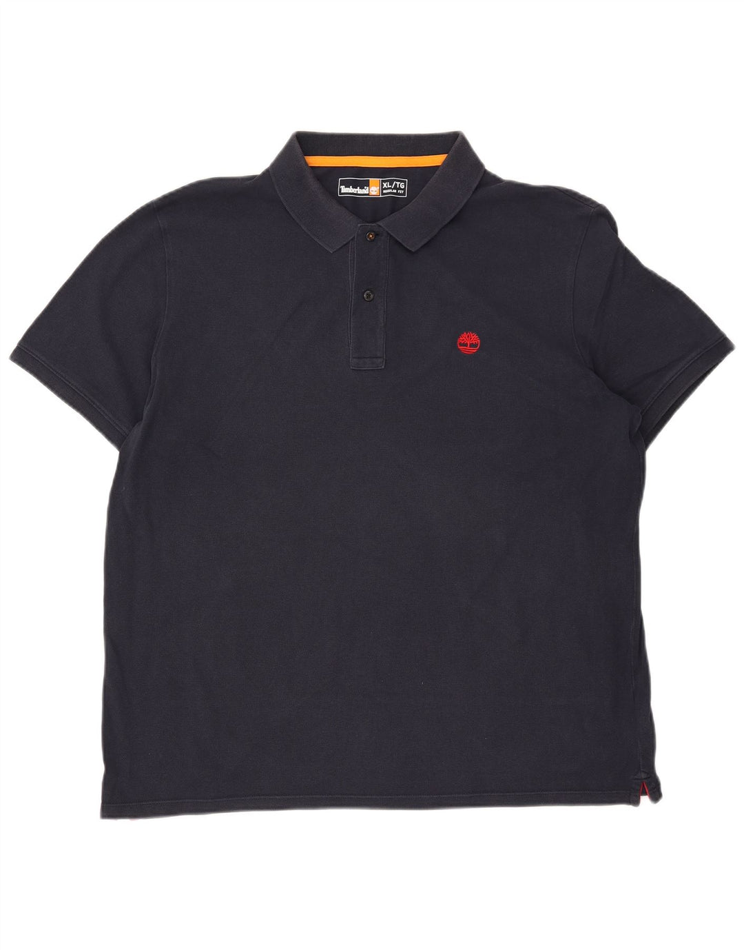 Ανδρικό μπλουζάκι Timberland με κανονική εφαρμογή Polo XL Navy Blue βαμβακερό