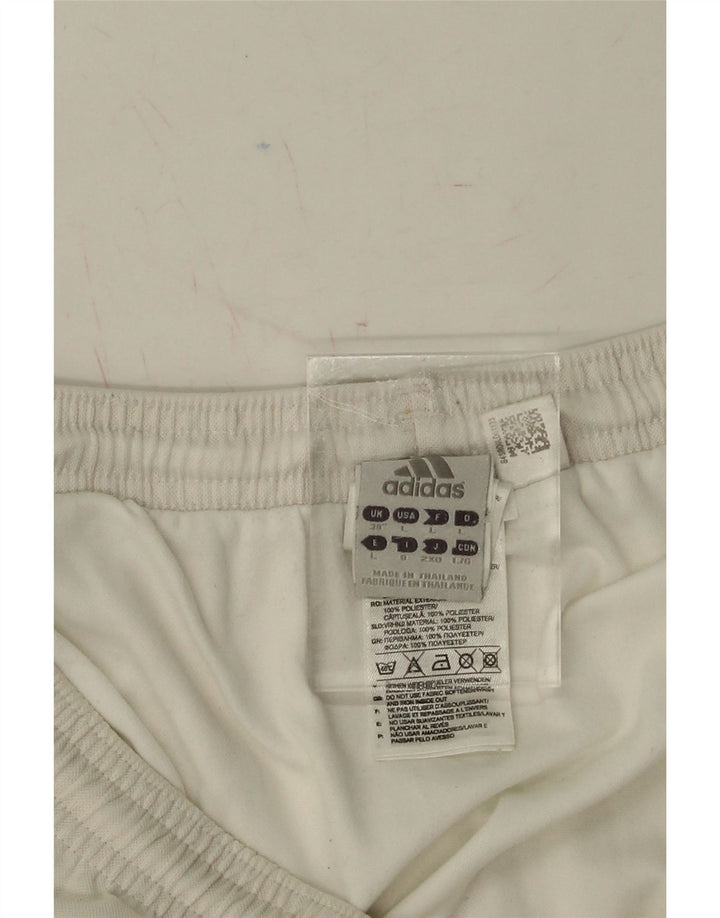 ADIDAS Mens Climalite Sport Shorts XL  White Polyester Vintage Adidas and Second-Hand Adidas from Messina Hembry 