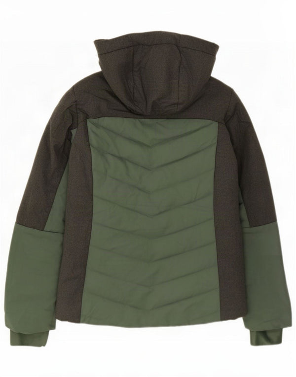 Mountain Warehouse Γυναικείο μπουφάν με επένδυση UK 16 Large Green Colorblock