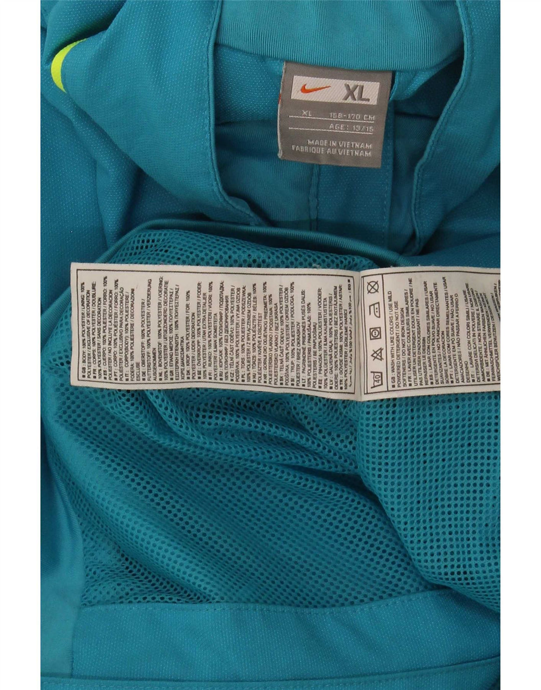 Μπουφάν Nike Boys Barcelona αθλητική φόρμα 13-14 ετών XL μπλε πολυεστέρας
