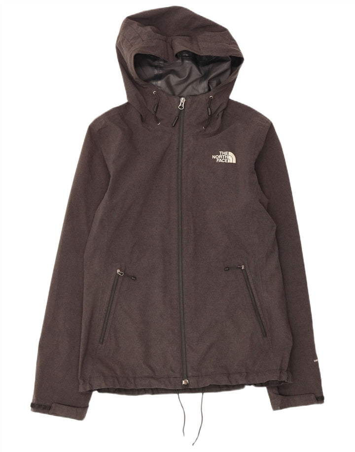 THE NORTH FACE Γυναικείο μπουφάν βροχής με κουκούλα UK 14 Medium Grey Polyester