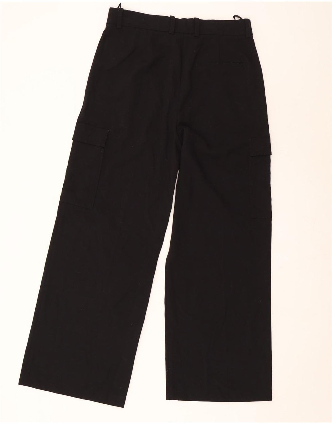 Marks & Spencer Γυναικείο ίσιο παντελόνι Cargo UK 12 Medium W30 L30 Μαύρο