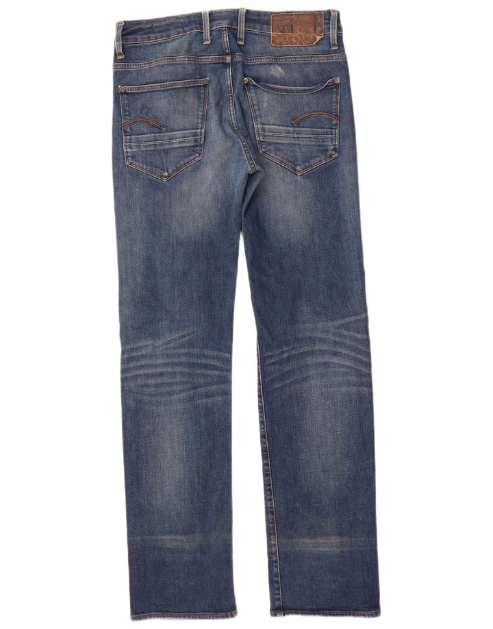 G-Star Ανδρικό τζιν Distressed Straight W30 L34 Μπλε βαμβακερό