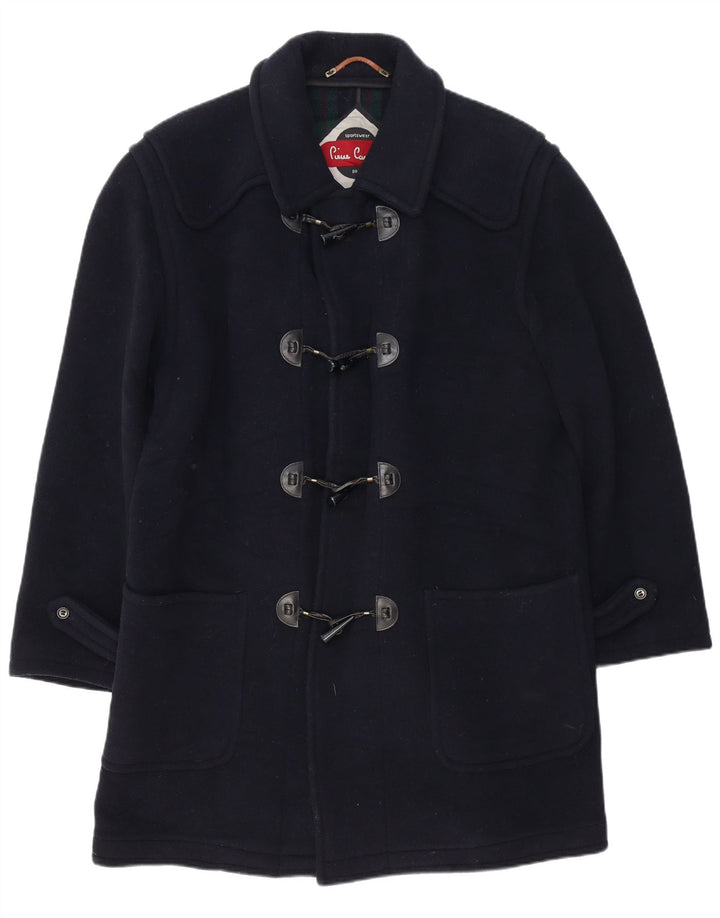 Pierre Cardin Ανδρικό παλτό Duffle UK 38 Medium Navy Blue Cashmere