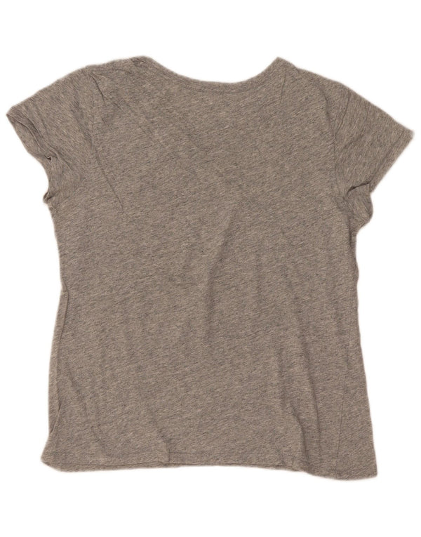 Γυναικείο γραφικό μπλουζάκι Levi's Top UK 14 Large Grey Flecked Cotton