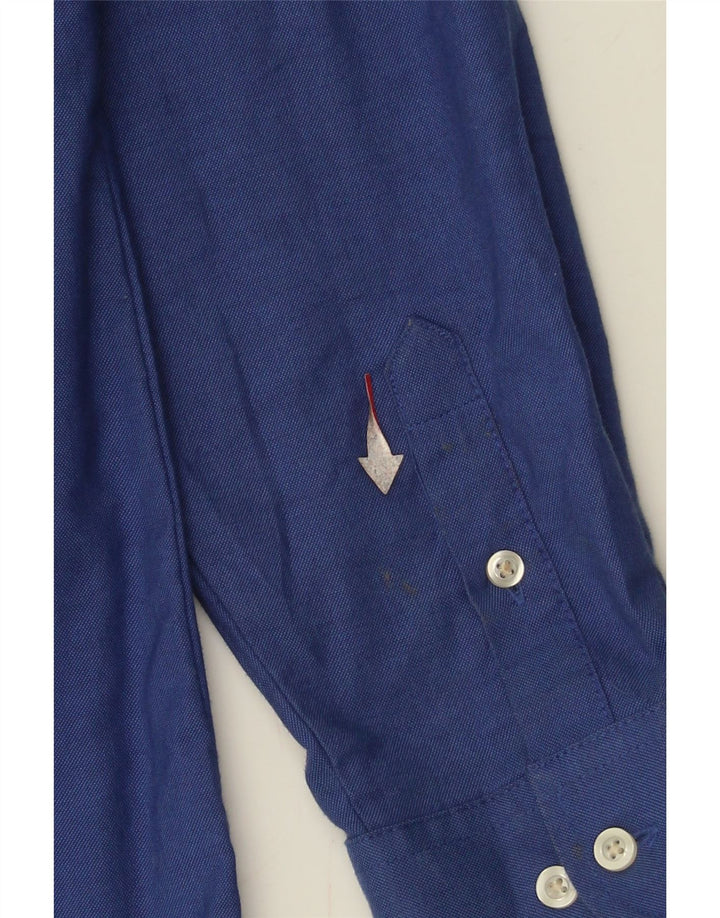 CHAPS Boys Shirt 15-16 Years Blue Cotton Vintage Chaps and Second-Hand Chaps from Messina Hembry 