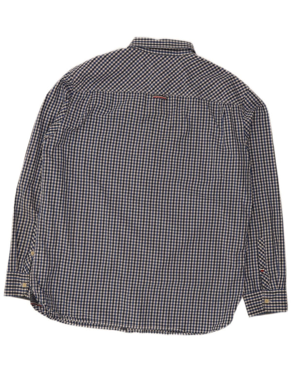 Tommy Hilfiger Ανδρικό πουκάμισο με κανονική εφαρμογή XL Blue Gingham Cotton