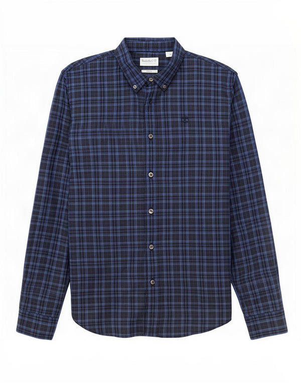 Ανδρικό πουκάμισο Timberland Slim Fit Medium Blue Check Cotton