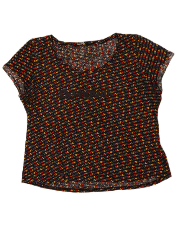 Γυναικείο γραφικό μπλουζάκι Desigual Top UK 20 2XL Πολύχρωμο