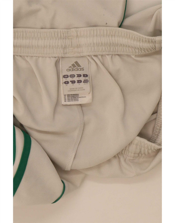 Ανδρικό σορτς Adidas Climalite από μεσαίο λευκό πολυεστέρα